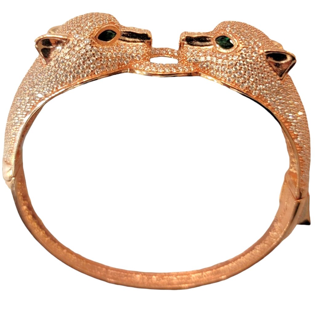 24k Gold Over Sterling Silver Bracelet Swarovski Crystal Bracelet